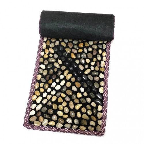 ToyTexx Natural Pebble Stone Massage Mat for Home Indoor Outdoor Healthcare Foot Massage with Carrying Bag - Toytexx ToyTexx Natural Pebble Stone Massage Mat for Home Indoor Outdoor Healthcare Foot Massage with Carrying Bag - Toytexx